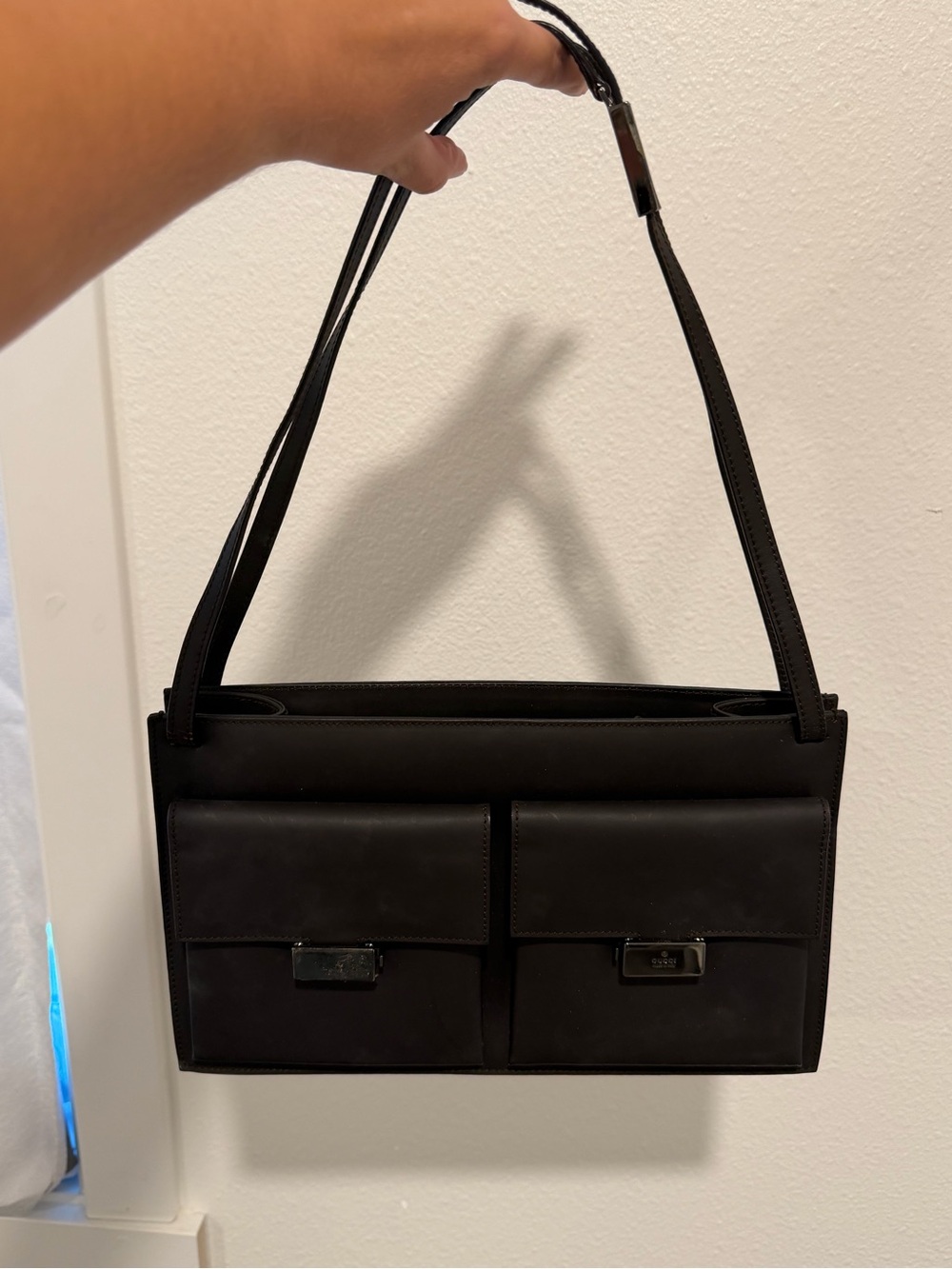 GUCCI Dark brown shoulder bag